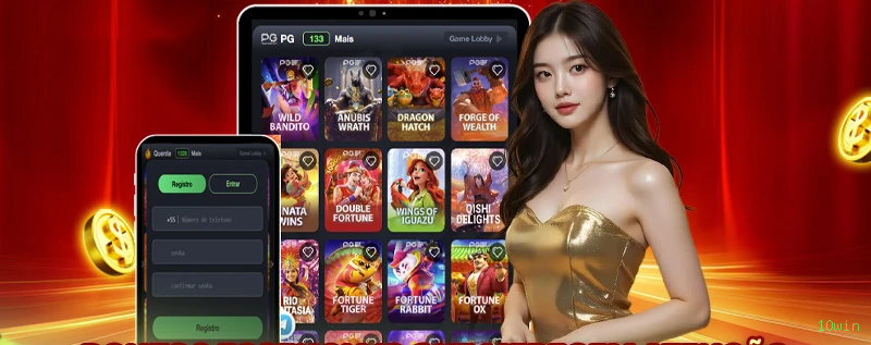Login rápido no app 10win